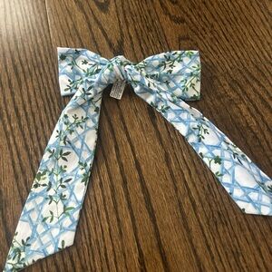 Hill House Blue and Green Hair Bow